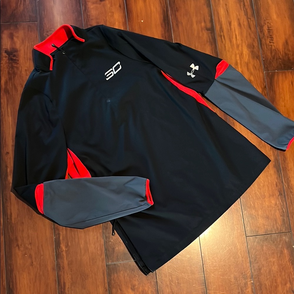 Under Armour Black and Red Performance Jacket